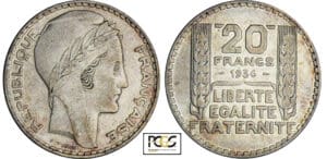 20 francs Turin - 1936