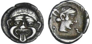Royaume de Macédoine - Néopolis - Hémidrachme (411-348 av. J.-C.) Royaume de Macédoine - Néopolis - Hémidrachme (411-348 av. J.-C.)