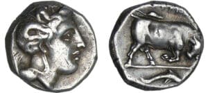 Italie - Lucanie - Thurium - Statère (350-300 av. J.-C.) Italie - Lucanie - Thurium - Statère (350-300 av. J.-C.)