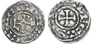 Charles III le Simple (898-923) - Denier (Troyes) immobilisation