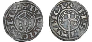 Louis VII (1137-1180) - Denier de Bourges Louis VII (1137-1180) - Denier de Bourges