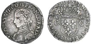 Charles IX (1560-1574) - Demi-teston - 2ème type - 1563 9 (Rennes)