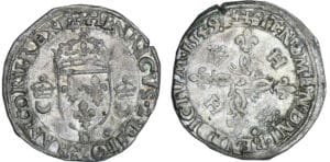 Henri II (1547-1559) - Douzain aux croissants - 1549 D (Lyon)