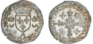 Henri II (1547-1559) - Douzain aux croissants - 1550 A (Paris)