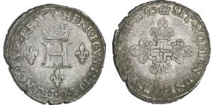 Henri II (1547-1559) - Gros de 6 blancs de NESLES - 1550 A (Paris)