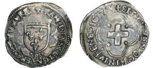 François 1er (1515-1547) - Douzain à la croisette - 1er type - B (Rouen)