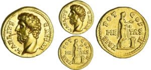 Aelius - Aureus (137, Rome) - La Santé