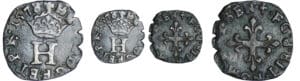 Henri III (1574-1589) - Liard au H couronné - 1578 P (Dijon)