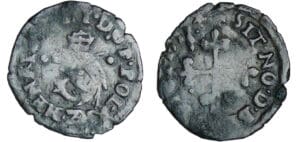 Henri III (1574-1589) - Liard du Dauphiné - 1er type - 1577 (Grenoble)