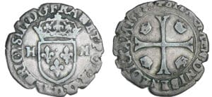 Henri III (1574-1589) - Douzain - 1er type - 1582 D (Lyon)