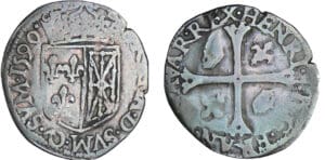 Henri IV (1589-1610) - Douzain de Navarre - 2ème type - 1590 (Saint-Palais)