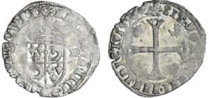 Henri IV (1589-1610) - Douzain du Dauphiné - 2ème type - 1596 Z (Grenoble)