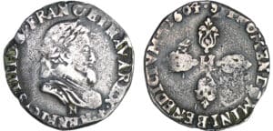 Henri IV (1589-1610) - Demi-franc - 1604 N (Montpellier)