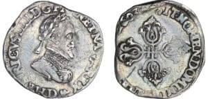 Henri IV (1589-1610) - Demi-franc - 1603 D (Lyon)