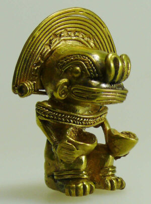 Précolombien - Civilisation Tairona ou Kogi (Equateur) - Guerrier - 1000-1600 ap. J.-C. Précolombien - Civilisation Tairona ou Kogi (Equateur) - Guerrier - 1000-1600 ap. J.-C.