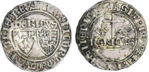 Henry VI de Lancastre (1422-1453) - Blanc aux écus - Rouen