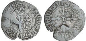 Henry V de Lancastre (1415-1422) - Gros florette - 4ème émission - Rouen