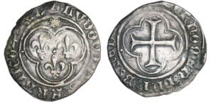 Louis XI (1461-1483) - Blanc au soleil - Rouen