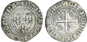 Charles VI (1380-1422) - Blanc guénar - Montpellier