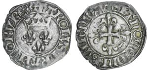 Charles VI (1380-1422) - Gros florette - Rouen