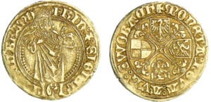 Allemagne - Brandenburg-Franken - Friedrich et Sigismud - Goldgulden (Schwabach) Allemagne - Brandenburg-Franken - Friedrich et Sigismud - Goldgulden (Schwabach)