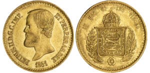 Brésil - Pedro II (1831-1889) - 20000 reis 1851