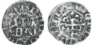 Philippe VI (1328-1350) - Double parisis - 3ème type - 1er émission 27 avril 1346 Philippe VI (1328-1350) - Double parisis - 3ème type - 1er émission 27 avril 1346