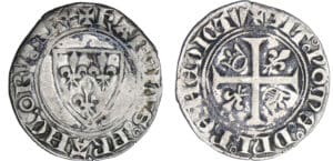 Charles VI (1380-1422) - Blanc guénar - 2ème émission - Mâcon