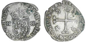 Henri IV (1589-1610) - Douzain du Dauphiné - 2ème type - 159- Z (Grenoble)