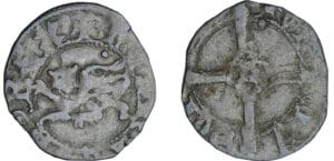 Henry V de Lancastre (1415-1422) - Demi-niquet au léopard - Rouen