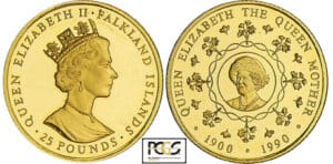 Falkland - 25 pounds 1990