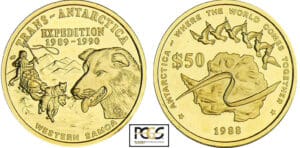 Samoa - Expédition Antarctique - 50 tala 1988