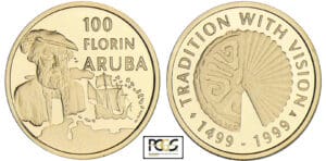 Arubas - Vespucci - 100 florin 1999