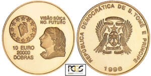 Sae Tomé et Principee (île de) - 20000 dobras (10 euro) 1998