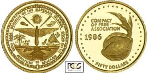 Marshall (îles) - 50 dollars 1986