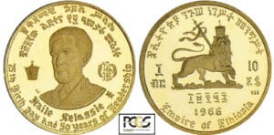 Ethiopie - 10 dollars 1966