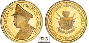 Burundi - 25 francs 1962