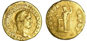 Vespasien - Aureus (69-71, Rome) - La Paix