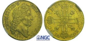 Louis XIV (1643-1715) - Louis d’or au soleil - 1714 A (Paris)