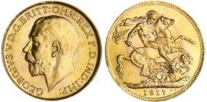 Canada - George V - Souverain 1917 C