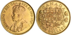 Canada - George V - 10 dollars 1912