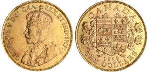 Canada - George V - 10 dollars 1914