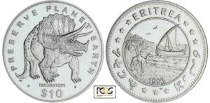 Erythrée - 10 dollars 1993