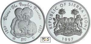Sierra Leone - 10 dollars 1997