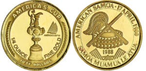 Samoa américaines - 50 dollars 1988