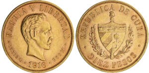Cuba - 10 pesos 1916