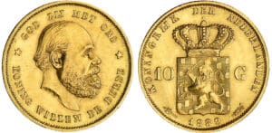Pays-Bas - Willem - 10 gulden 1889