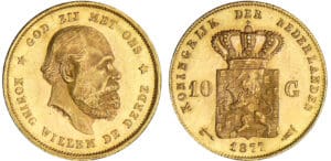 Pays-Bas - Willem - 10 gulden 1877