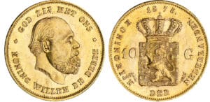 Pays-Bas - Willem III (1849-1890) - 10 gulden 1875