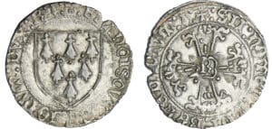 Bretagne - François II - Gros à l'écu (Rennes) Bretagne - François II - Gros à l'écu (Rennes)